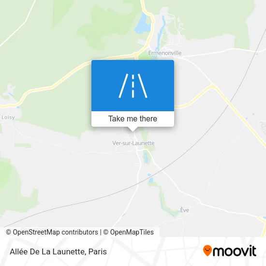 Mapa Allée De La Launette