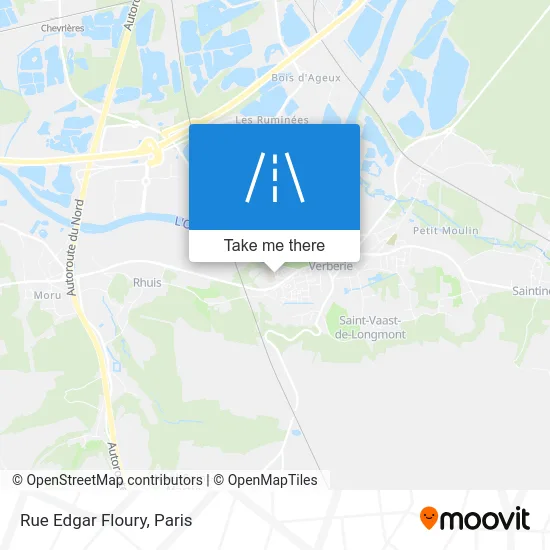 Rue Edgar Floury map