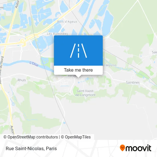 Mapa Rue Saint-Nicolas