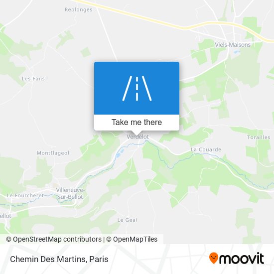 Chemin Des Martins map