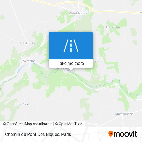 Chemin Du Pont Des Biques map