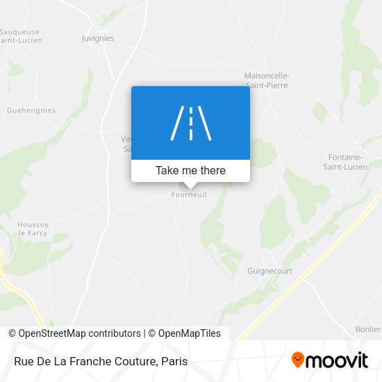 Rue De La Franche Couture map