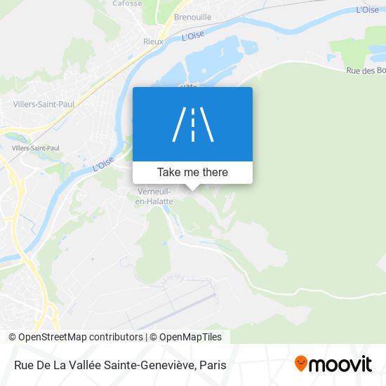 Rue De La Vallée Sainte-Geneviève map