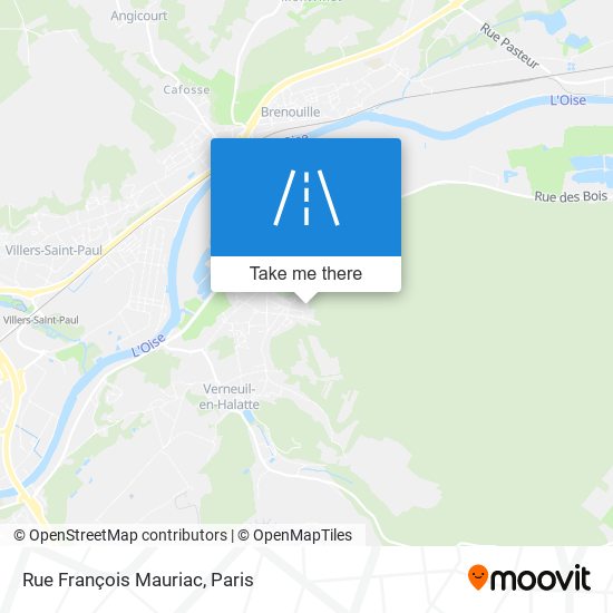 Rue François Mauriac map