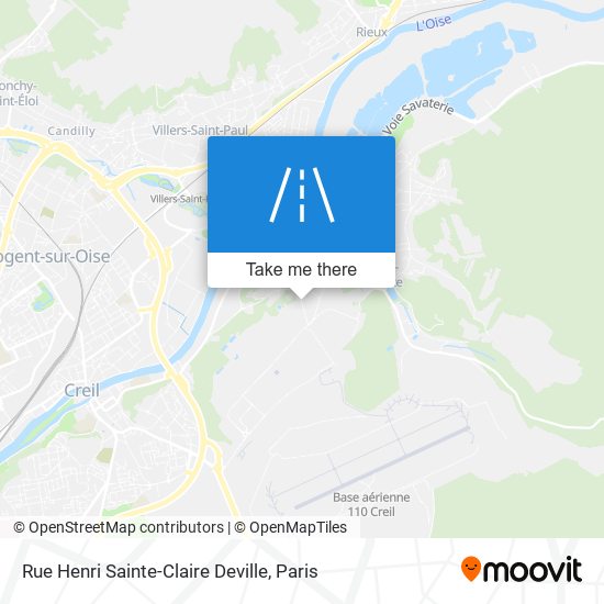 Rue Henri Sainte-Claire Deville map