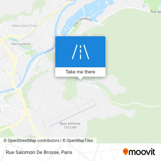 Rue Salomon De Brosse map