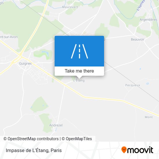 Impasse de L'Étang map