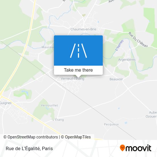 Rue de L'Égalité map