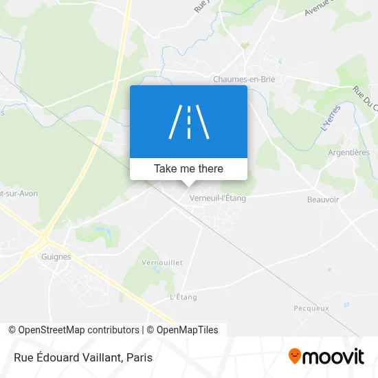 Rue Édouard Vaillant map