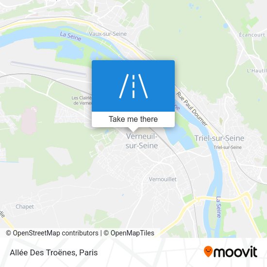 Allée Des Troënes map