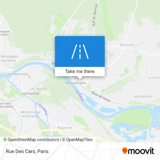 Rue Des Cars map