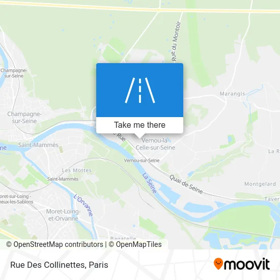 Rue Des Collinettes map