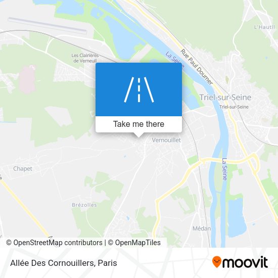 Allée Des Cornouillers map