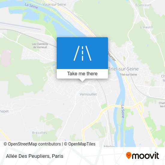 Allée Des Peupliers map
