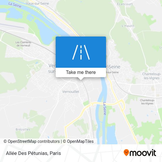 Allée Des Pétunias map