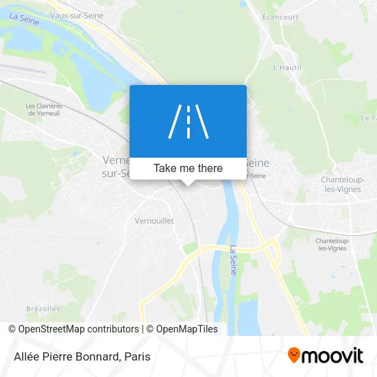 Mapa Allée Pierre Bonnard