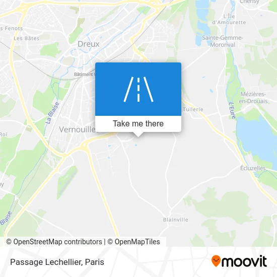 Passage Lechellier map