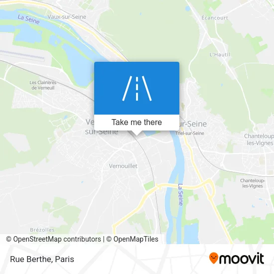 Mapa Rue Berthe