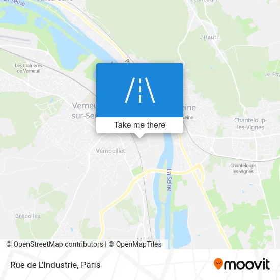 Rue de L'Industrie map