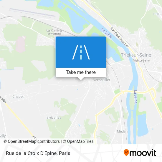 Rue de la Croix D'Epine map