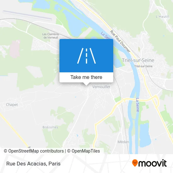 Rue Des Acacias map
