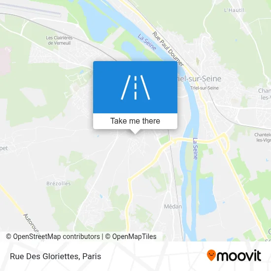 Rue Des Gloriettes map