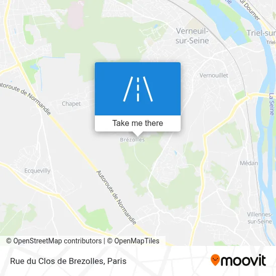 Rue du Clos de Brezolles map