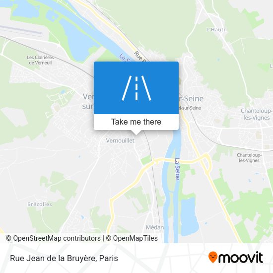 Rue Jean de la Bruyère map