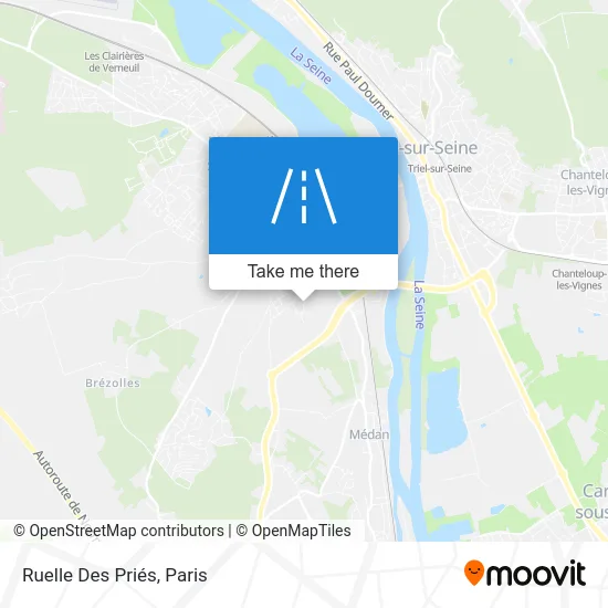 Ruelle Des Priés map