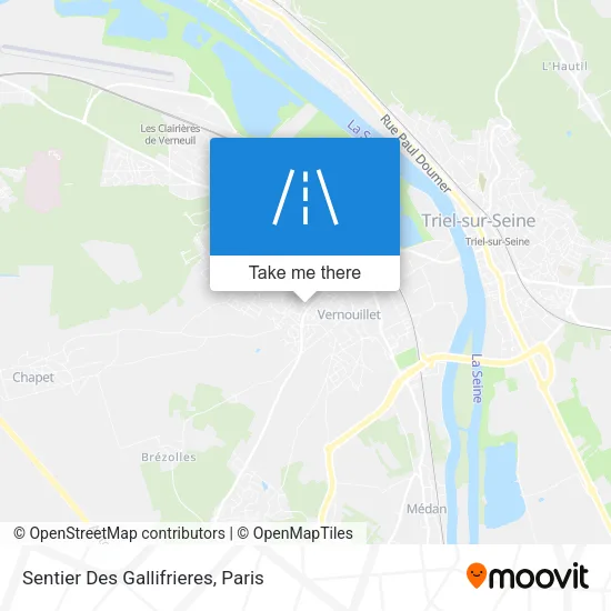 Sentier Des Gallifrieres map
