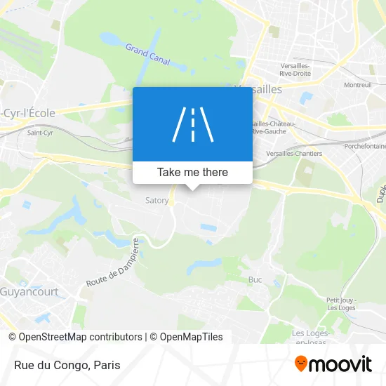 Rue du Congo map