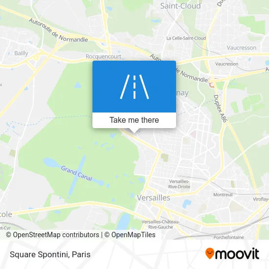 Square Spontini map