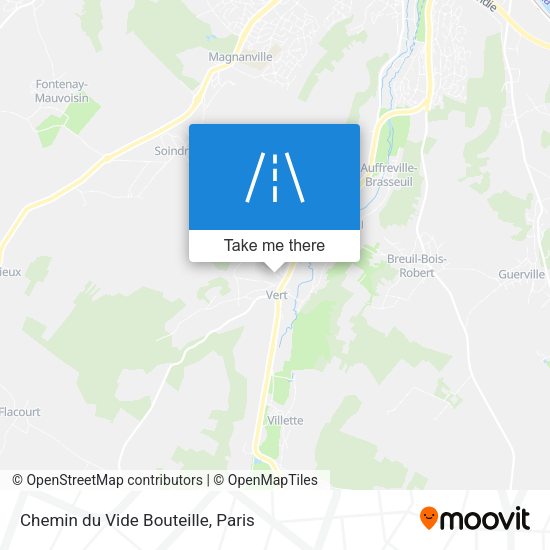 Chemin du Vide Bouteille map