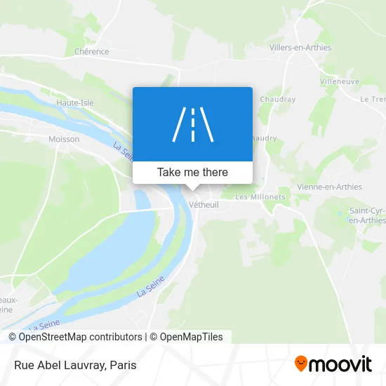 Rue Abel Lauvray map