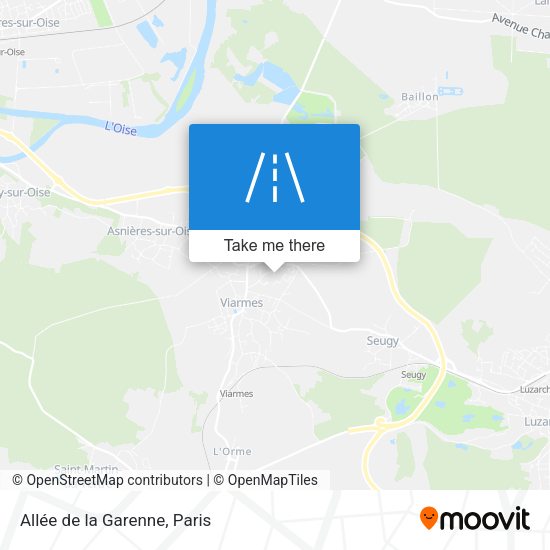 Allée de la Garenne map