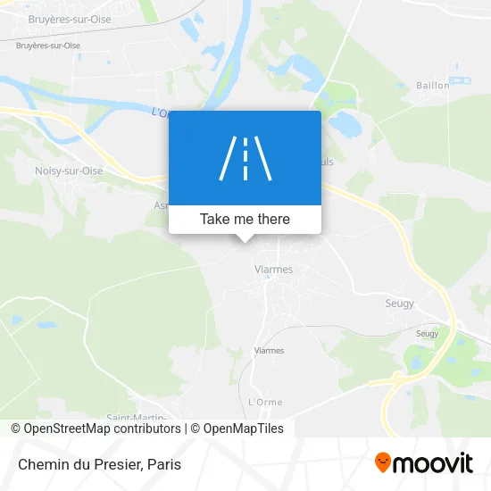 Chemin du Presier map