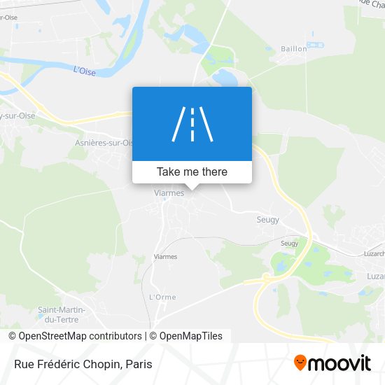 Rue Frédéric Chopin map