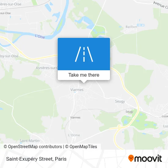 Rue Saint-Exupéry map