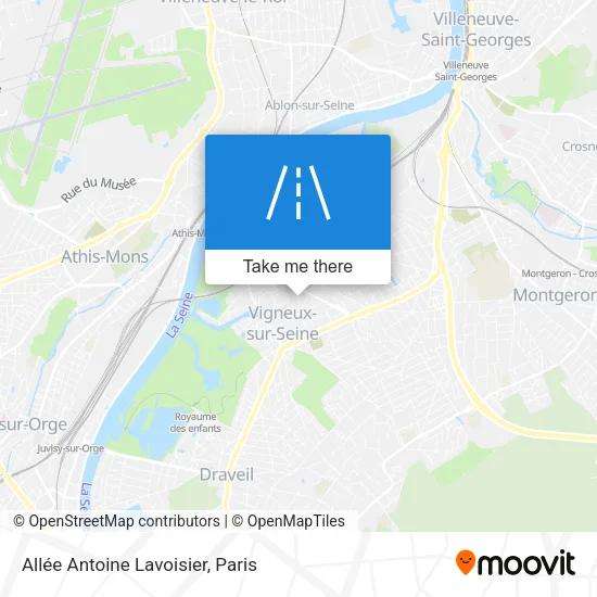 Allée Antoine Lavoisier map