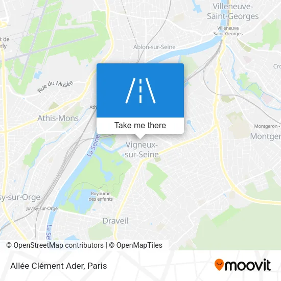 Allée Clément Ader map
