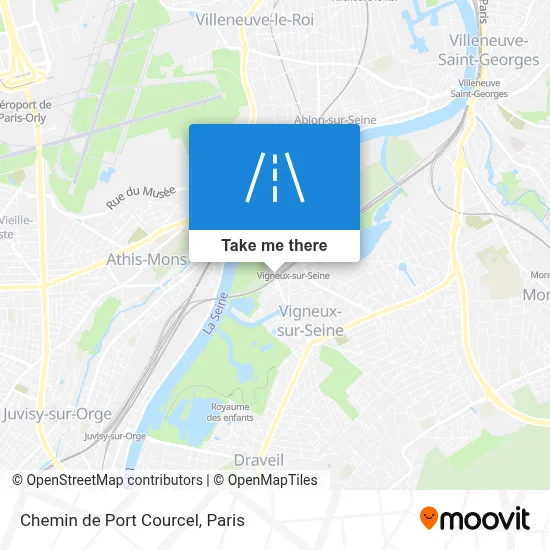 Chemin de Port Courcel map