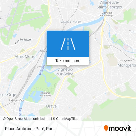 Mapa Place Ambroise Paré