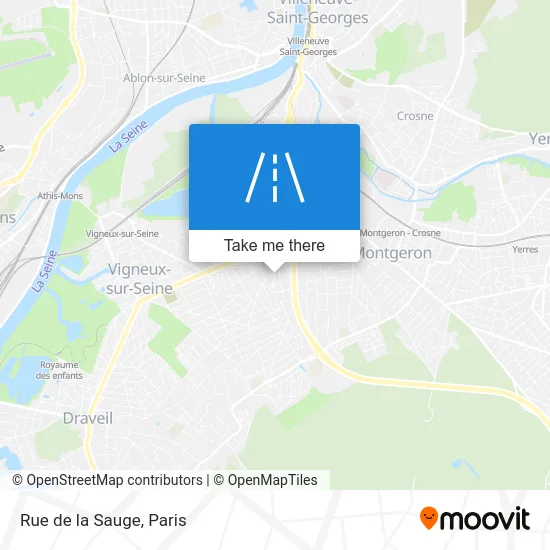 Rue de la Sauge map