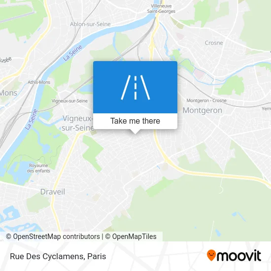 Rue Des Cyclamens map