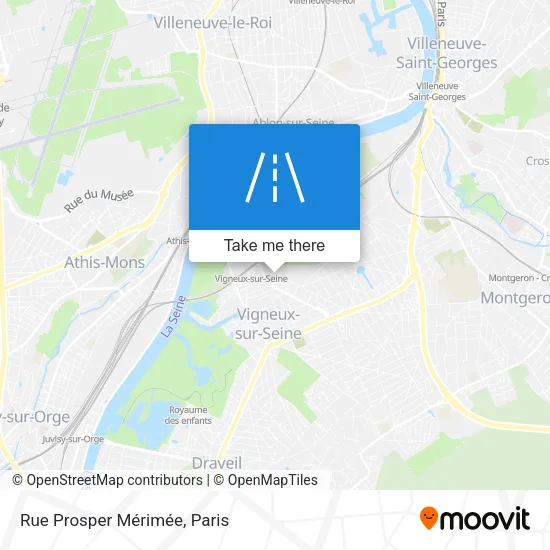 Rue Prosper Mérimée map