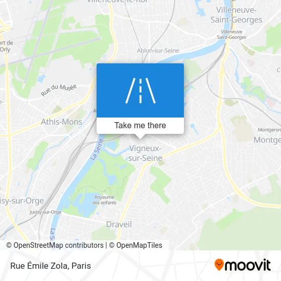 Rue Émile Zola map