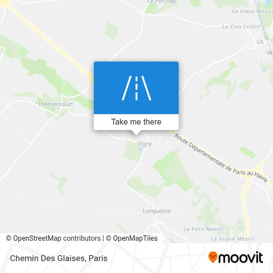 Chemin Des Glaises map