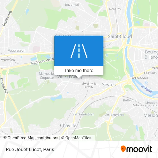 Rue Jouet Lucot map