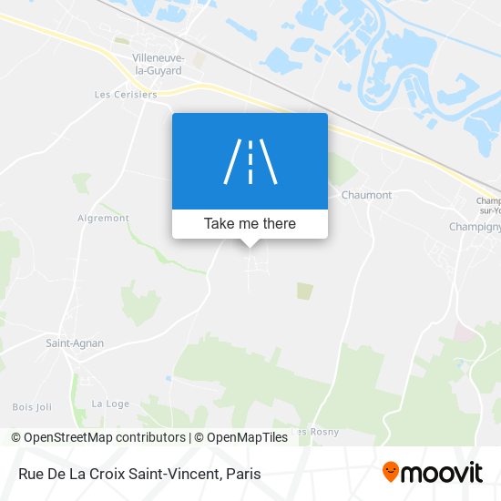 Rue De La Croix Saint-Vincent map