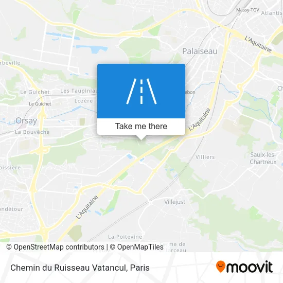 Chemin du Ruisseau Vatancul map